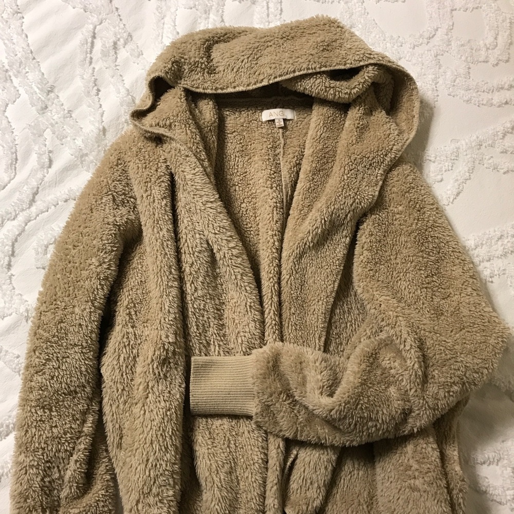 Sherpa Hooded Cardigan